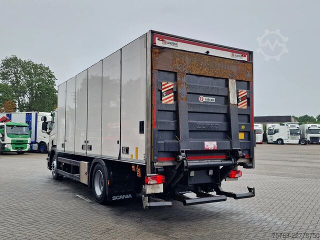 Suitcase Scania P250 4x2 - Box with sidedoors - Zepro loadlift ...