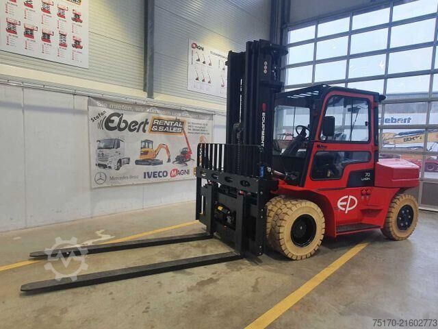 Gabelstapler EP Equipment EFL 702 / 7T / Triplex: 5,40m / ZVG