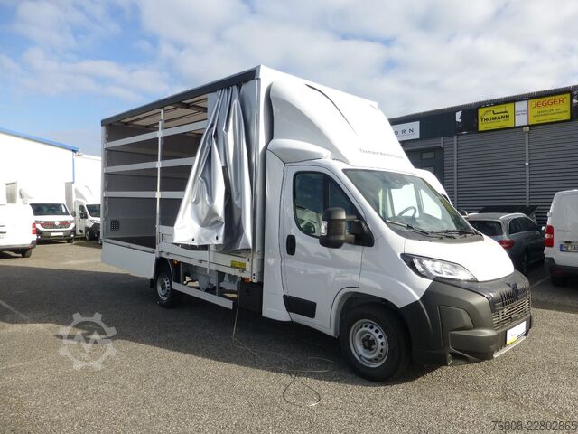 Curtain sider van PEUGEOT Boxer Pritsche Plane Camera 132Kw