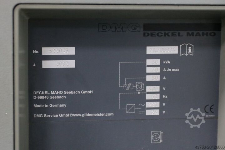 Vertikales Bearbeitungszentrum DECKEL MAHO DMF 220 linear