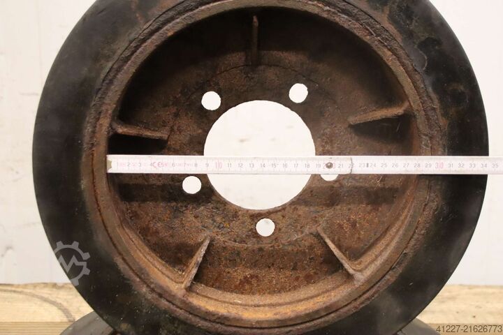 Vollgummi Reifen mit Felge 2 Stück Renger Ø 420 x 80 mm