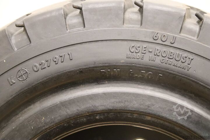 Vollgummi Reifen 3 Stück Continental Mefro CSE-Robust 250/50-10  SC 10  RIM 6.50F