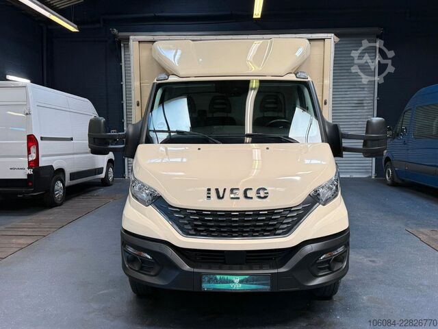 Transporter mit Pritsche & Plane IVECO Daily 72-210 Getränkeaufbau AUTOM. AC R-CAM AHK