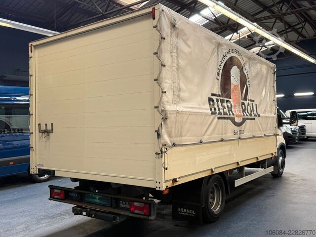 Transporter mit Pritsche & Plane IVECO Daily 72-210 Getränkeaufbau AUTOM. AC R-CAM AHK