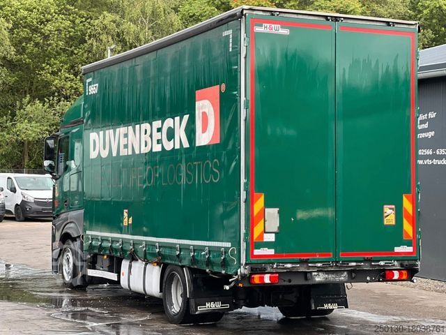 Flatbed truck with tarp MERCEDES-BENZ Actros 1842 EU6Voll-Luft Retarder Jumbo