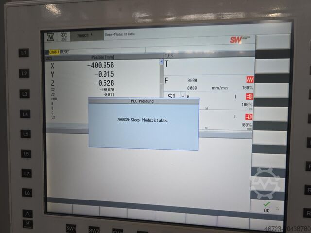 5-Achs-Doppelspindel-Bearbeitungszentrum SW Schwäbische Werkzeugmaschinen BAW08-22