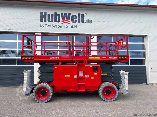 Scherenhebebühne Magni ES 1523 RT 15m 4x4 Scherenarbeitsbühne