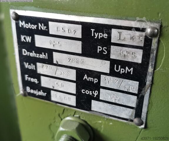 Turning Tool Grinding Machine WILHELM SIMON L 15