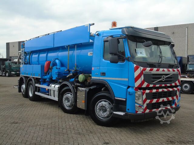 Suction vehicle Volvo FM 420 + STOKOTA ECOTA 10.500LITER + 8X2 + WEB