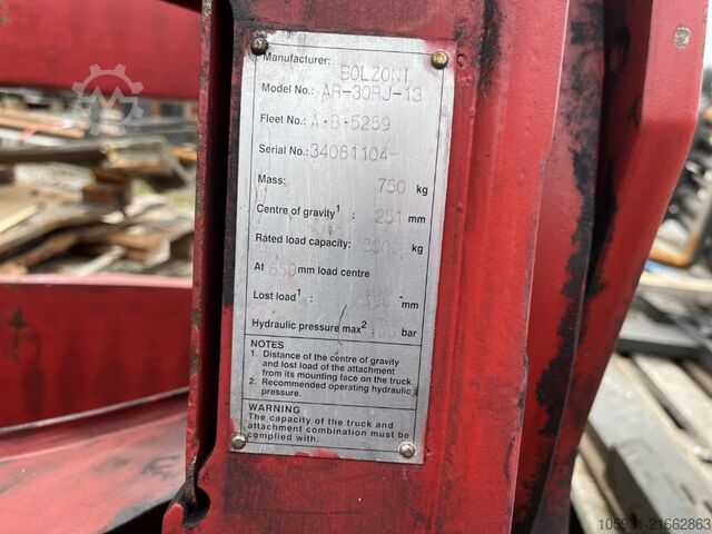 Papierrollenklammer Bolzoni AR-30RJ-13