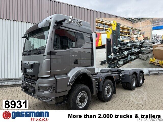 Abrollkipper MAN TGS 41.520 8x8 BB CH, Hohe Bauart, 6-Sitzer,