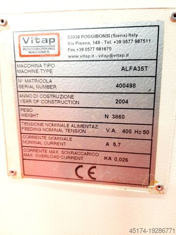 Mehrspindelbohrmaschine VITAP ALFA 35 T