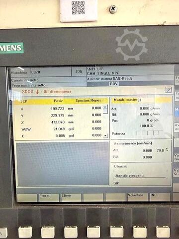 Vertical machining center HEDELIUS CB 70
