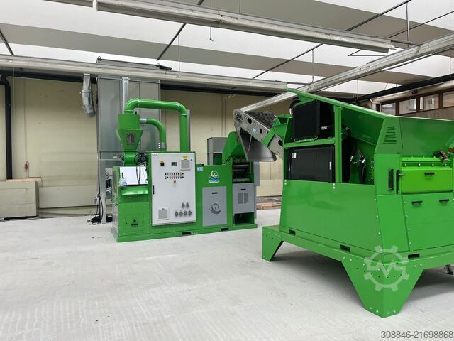 Cable granulation plant + pre-shredder Guidetti Sincro 530 Mill + PMG-H 900