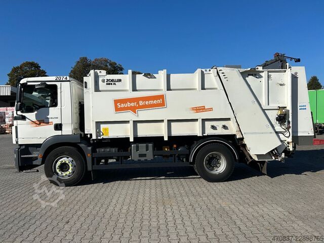 Müllwagen MAN TGM 18.290 / Zöller Mini XL 12 + Schüttung