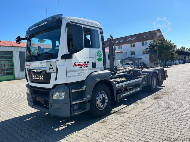 Abrollkipper MAN TGS 26.440 / 6x2-4 / Hiab XR21S59