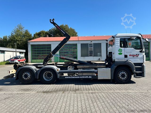 Abrollkipper MAN TGS 26.440 / 6x2-4 / Hiab XR21S59