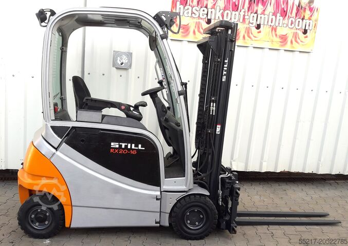 4-wheel forklift truck, ID No. H00674 STILL RX20 - 16P