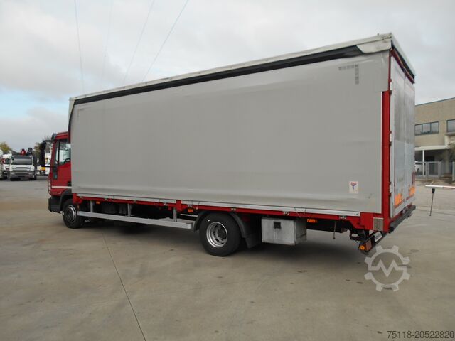 Truck with flatbed and tarpaulin Iveco EuroCargo 120