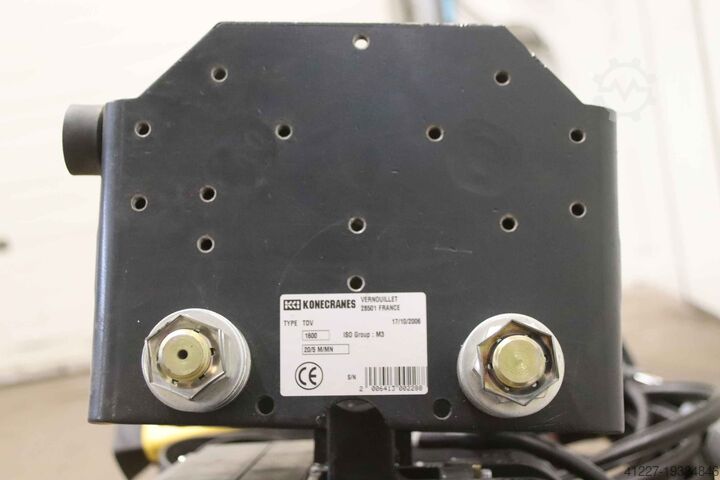 Kettenzug mit Fahrwerk 1600 kg Konecranes XN10 1604 b1 TDV 1600