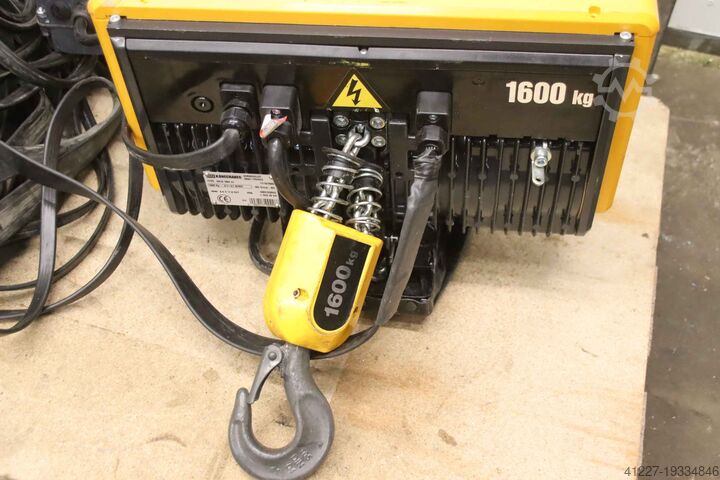 Kettenzug mit Fahrwerk 1600 kg Konecranes XN10 1604 b1  TDV 1600
