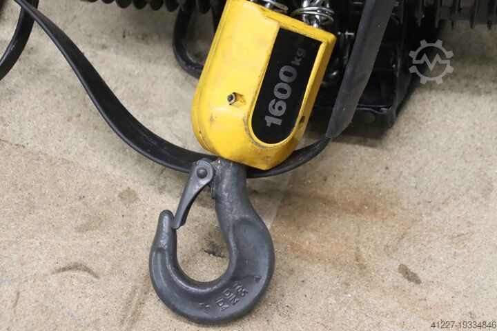 Kettenzug mit Fahrwerk 1600 kg Konecranes XN10 1604 b1  TDV 1600