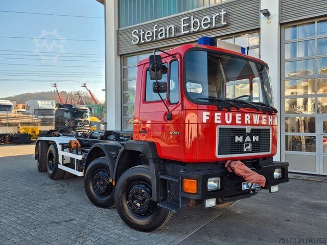 Hook arm system MAN 35.372 (F14) 8x4 Atlas 4. Achse gelenkt Seilwind