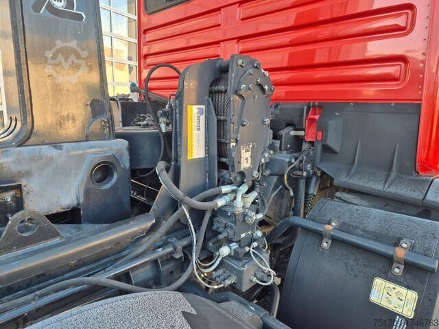 Hook arm system MAN 35.372 (F14) 8x4 Atlas 4. Achse gelenkt Seilwind
