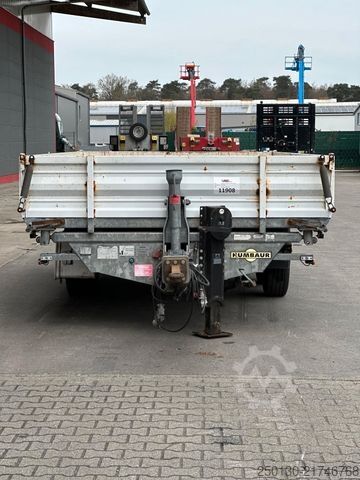 Three-way tipper trailer HUMBAUR HK Kipper Anhänger mit Rampen