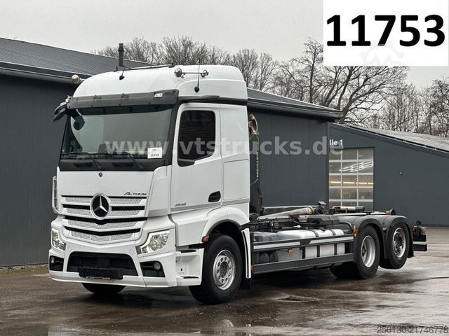 Roll-off tipper truck MERCEDES-BENZ Actros 2548 L Meiller-ARK, Nachlauf-Lift-Lenkach