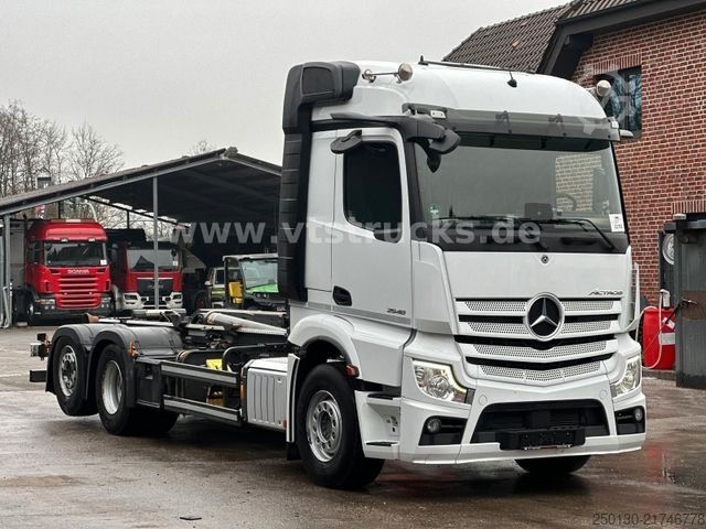 Roll-off tipper truck MERCEDES-BENZ Actros 2548 L Meiller-ARK, Nachlauf-Lift-Lenkach