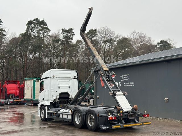 Roll-off tipper truck MERCEDES-BENZ Actros 2548 L Meiller-ARK, Nachlauf-Lift-Lenkach