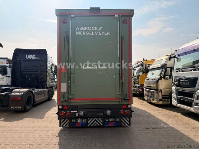 Cattle truck MERCEDES-BENZ Actros 2545 L 6x2 4.Stock Ka-Ba Komplettzug