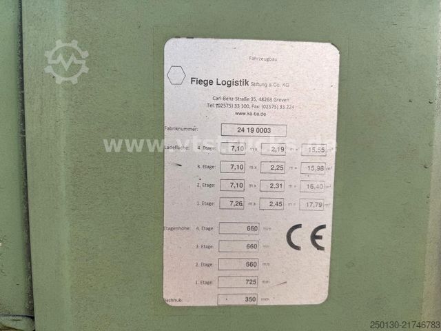 Cattle truck MERCEDES-BENZ Actros 2545 L 6x2 4.Stock Ka-Ba Komplettzug