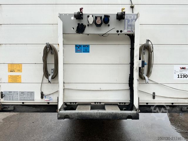 Open semitrailer with tarp SCHMITZ CARGOBULL SCS 24L  Plane & Spriegel   EDSCHA LIFTACHSE