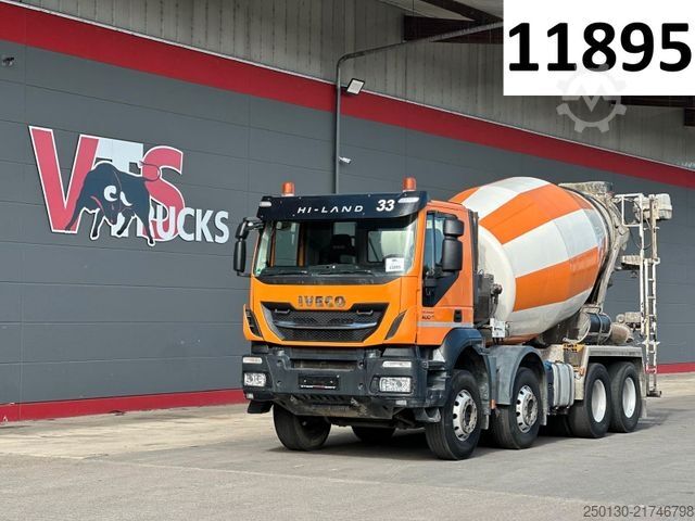 Concrete mixer truck IVECO AD 340 8x4 BB STETTER AM9 Betonmischer 9m³