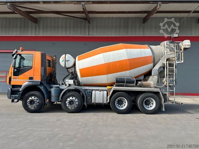 Concrete mixer truck IVECO AD 340 8x4 BB STETTER AM9 Betonmischer 9m³