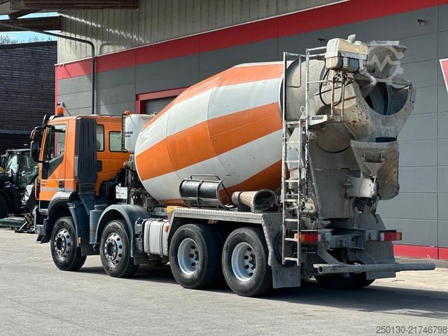 Concrete mixer truck IVECO AD 340 8x4 BB STETTER AM9 Betonmischer 9m³