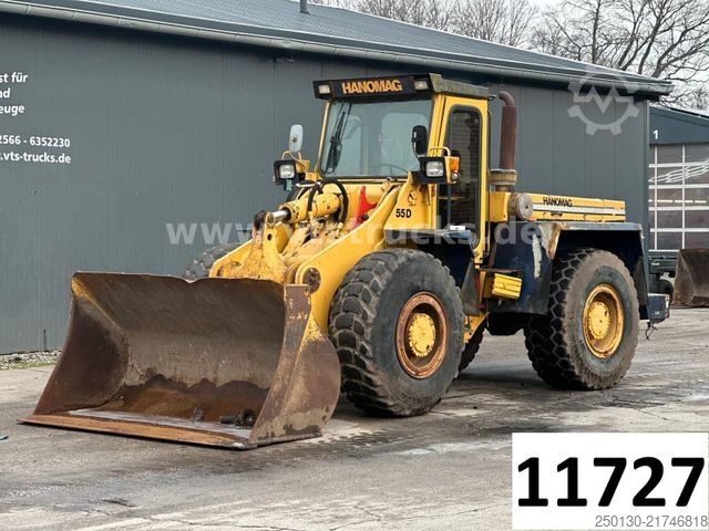 Wheel loader HANOMAG 55D Oldtimer Radlader inkl. Schaufel