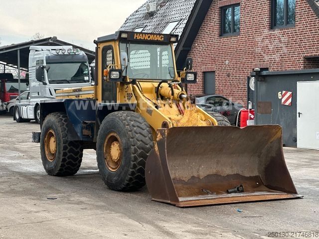 Wheel loader HANOMAG 55D Oldtimer Radlader inkl. Schaufel
