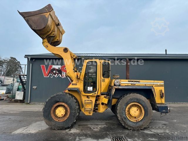 Wheel loader HANOMAG 55D Oldtimer Radlader inkl. Schaufel