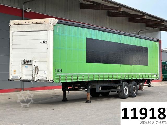 Open semitrailer with tarp SCHMITZ CARGOBULL SCS 24L Plane&Spriegel *verunfallt*