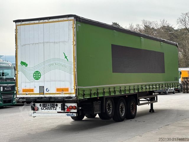 Open semitrailer with tarp SCHMITZ CARGOBULL SCS 24L Plane&Spriegel *verunfallt*