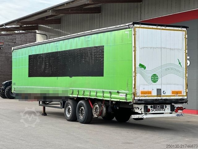 Open semitrailer with tarp SCHMITZ CARGOBULL SCS 24L Plane&Spriegel *verunfallt*