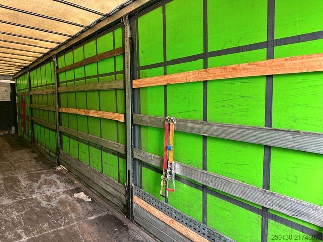 Open semitrailer with tarp SCHMITZ CARGOBULL SCS 24L Plane&Spriegel *verunfallt*
