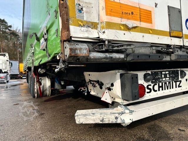 Open semitrailer with tarp SCHMITZ CARGOBULL SCS 24L Plane&Spriegel *verunfallt*