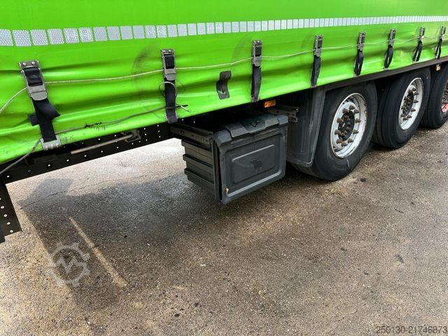 Open semitrailer with tarp SCHMITZ CARGOBULL SCS 24L Plane&Spriegel *verunfallt*