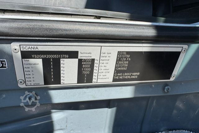 Garbage truck SCANIA G440 6x2 Stummer