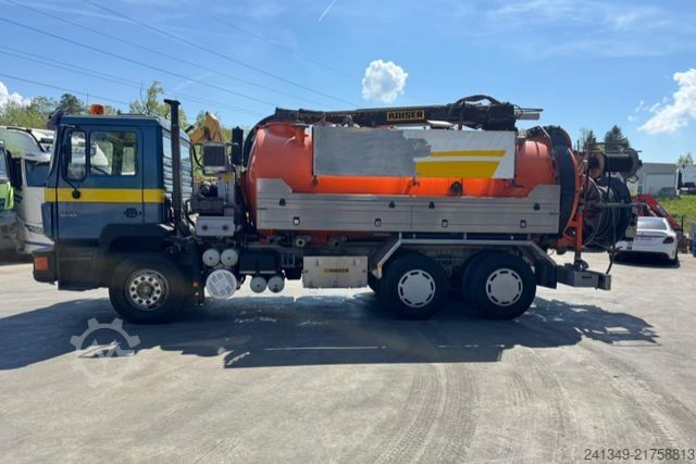 Vacuum tank truck MAN 26.402 6x4 Kaiser Kanalreiniger
