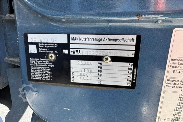 Vacuum tank truck MAN 26.402 6x4 Kaiser Kanalreiniger